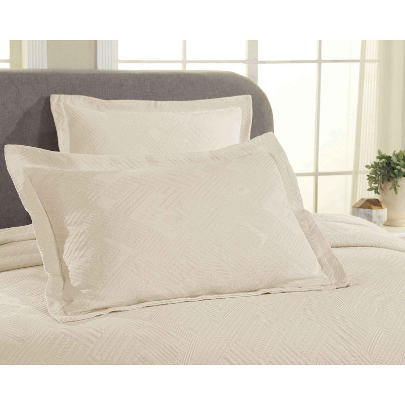 Birch Lane™ Scotia 100% Cotton All Season Textured Jacquard Bedspread ...